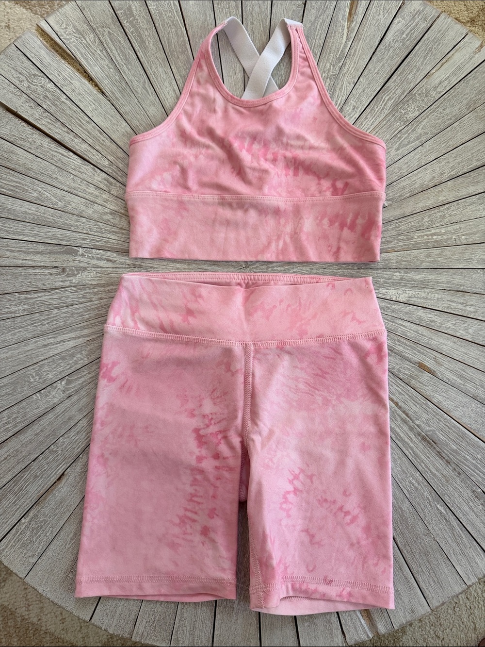 Scorpio Sol Pink Tie-Dye Activewear Set